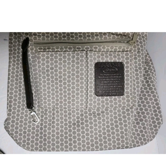 Brighton Metallic Pewter Anju Masterpiece Collection Leather Shoulder Bag EUC - Picture 12 of 13